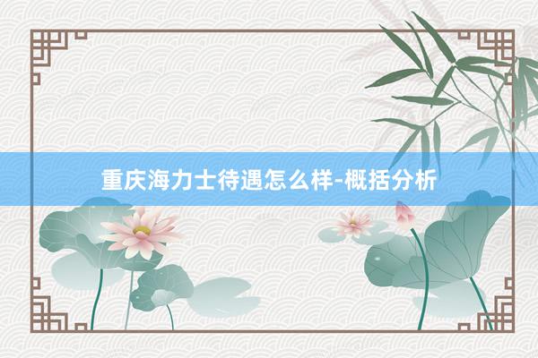 重庆海力士待遇怎么样-概括分析